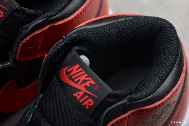 Jordan 1 Bred Kids Banned Red  OG Air 555088 Retro Black 001 High 0823